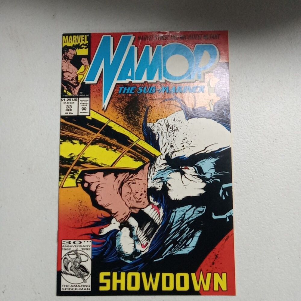 Namor The Sub-Mariner #33 Showdown! 1992 Marvel Comics